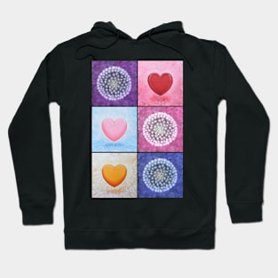 Love Hearts and Dandelions Hoodie